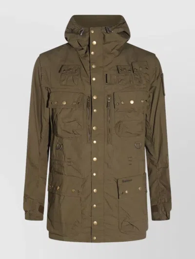 BARBOUR UTILITY JACKET DRAWSTRING WAIST