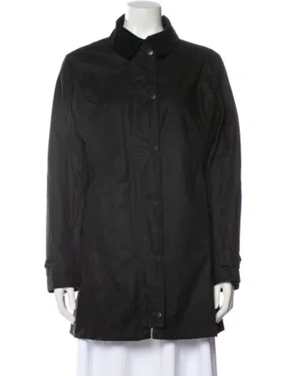 Pre-owned Barbour Utility Jacket In Gray