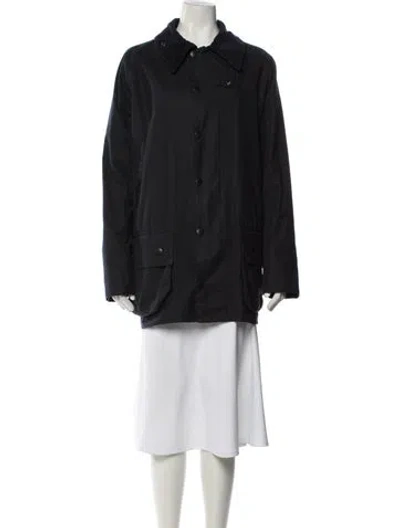 Pre-owned Barbour Utility Jacket In Gray