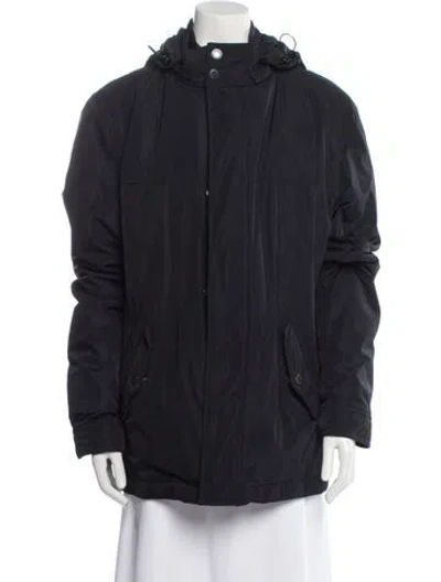 Pre-owned Barbour Utility Jacket In Gray