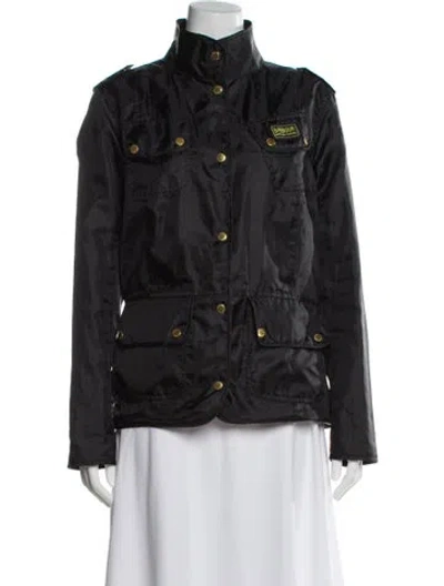 Pre-owned Barbour Utility Jacket In Gray