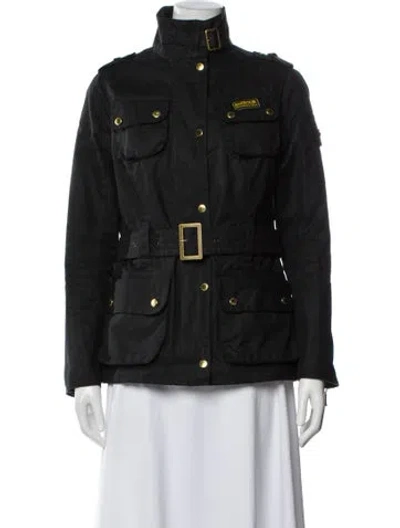 Pre-owned Barbour Utility Jacket In Gray