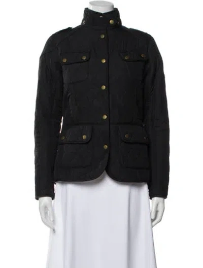 Pre-owned Barbour Utility Jacket In Gray