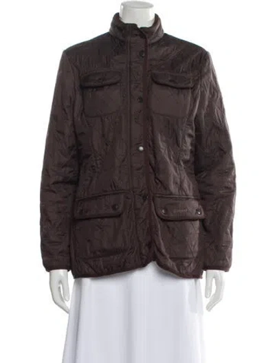 Pre-owned Barbour Utility Jacket In Gray