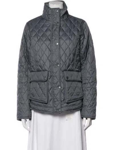 Pre-owned Barbour Utility Jacket In Gray
