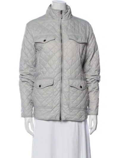 Pre-owned Barbour Utility Jacket In Gray