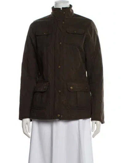 Pre-owned Barbour Utility Jacket In Green