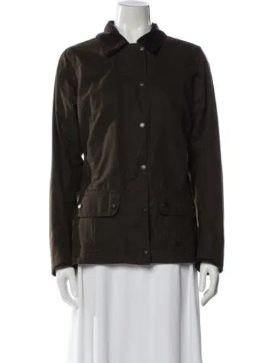 Pre-owned Barbour Utility Jacket In Green