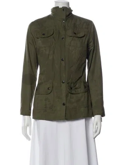 Pre-owned Barbour Utility Jacket In Green