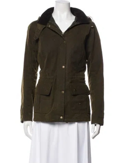 Pre-owned Barbour Utility Jacket In Green