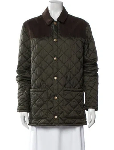 Pre-owned Barbour Utility Jacket In Green