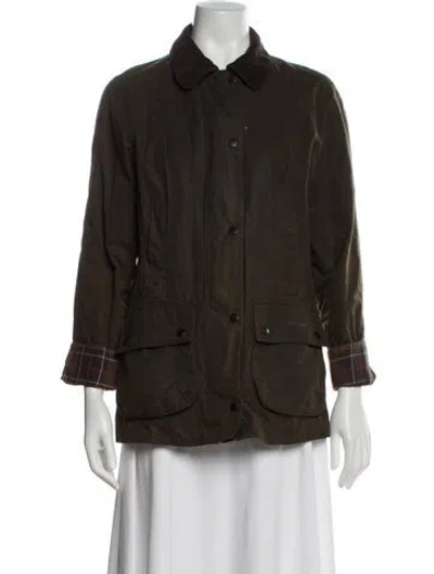 Pre-owned Barbour Utility Jacket In Green