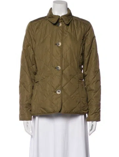 Pre-owned Barbour Utility Jacket In Green