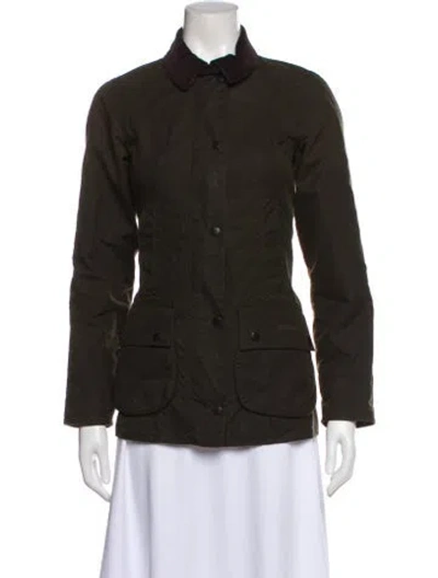 Pre-owned Barbour Utility Jacket In Green
