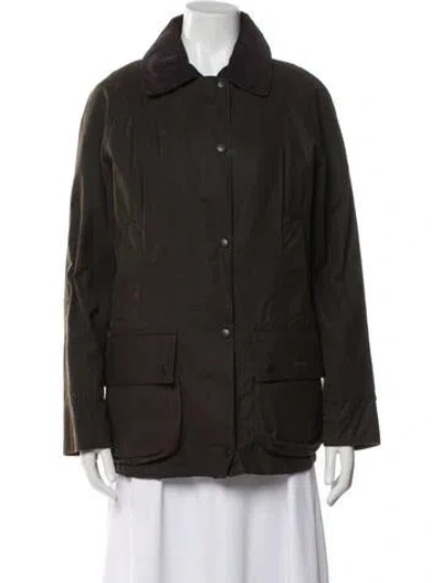 Pre-owned Barbour Utility Jacket In Green
