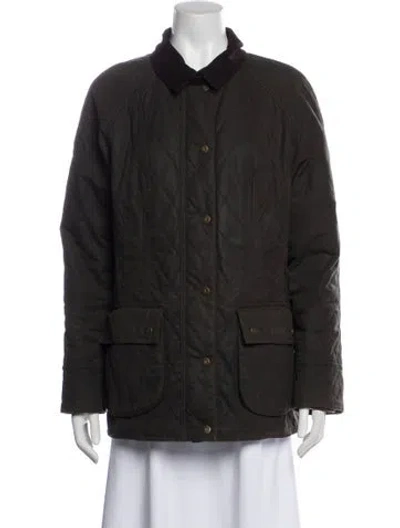 Pre-owned Barbour Utility Jacket In Green