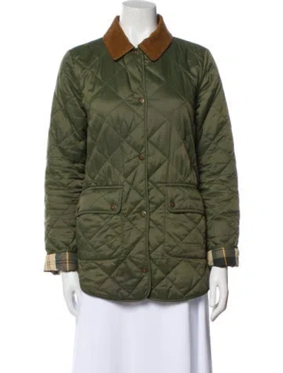 Pre-owned Barbour Utility Jacket In Green