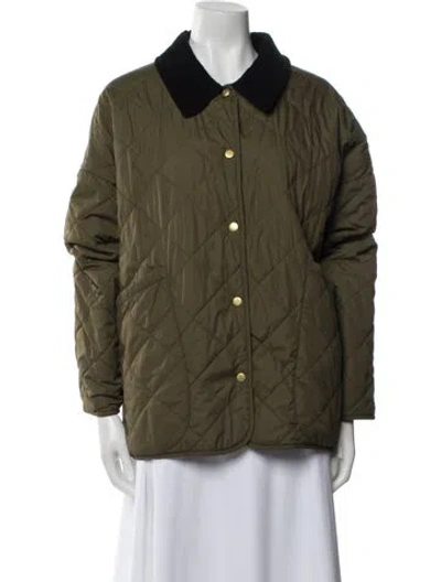 Pre-owned Barbour Utility Jacket In Green