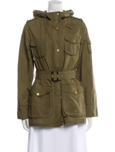 Pre-owned Barbour Utility Jacket In Green