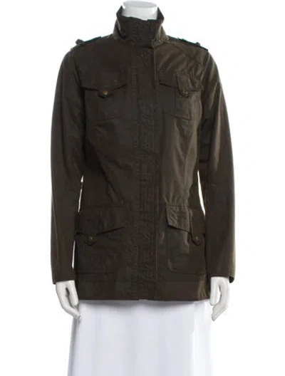 Pre-owned Barbour Utility Jacket In Green