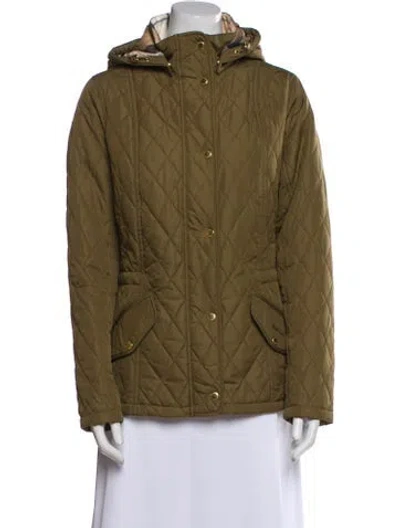 Pre-owned Barbour Utility Jacket In Green