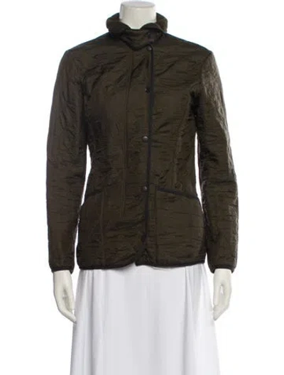 Pre-owned Barbour Utility Jacket In Green