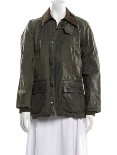 Pre-owned Barbour Utility Jacket In Green