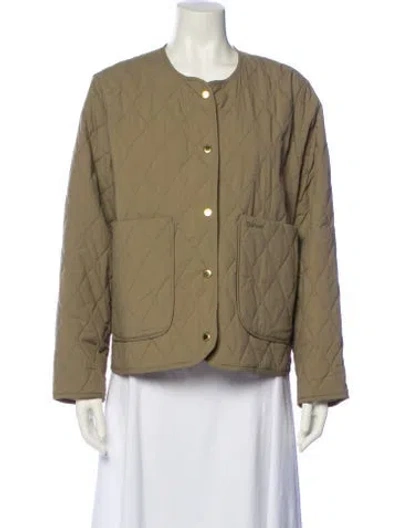 Pre-owned Barbour Utility Jacket In Green