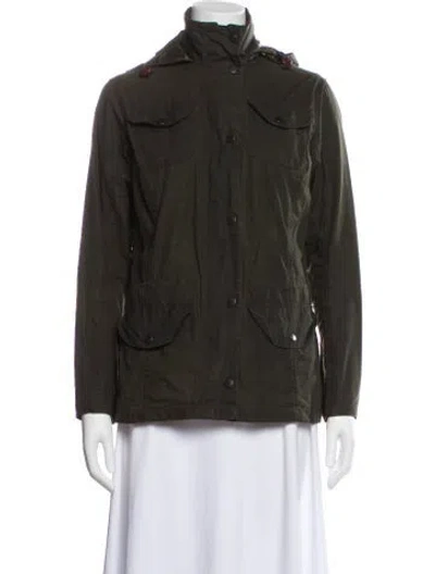 Pre-owned Barbour Utility Jacket In Green