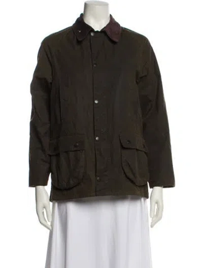 Pre-owned Barbour Utility Jacket In Green