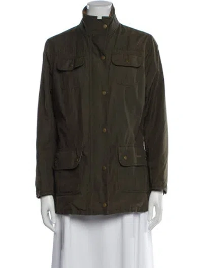 Pre-owned Barbour Utility Jacket In Green