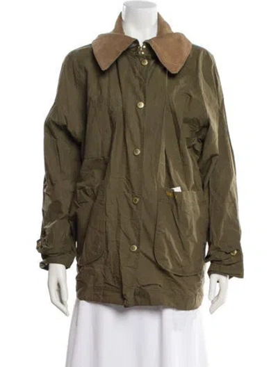Pre-owned Barbour Utility Jacket In Green