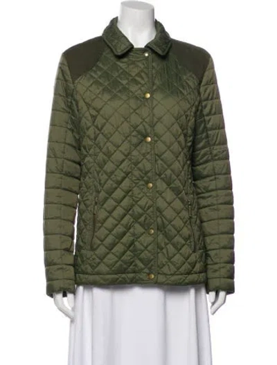 Pre-owned Barbour Utility Jacket In Green