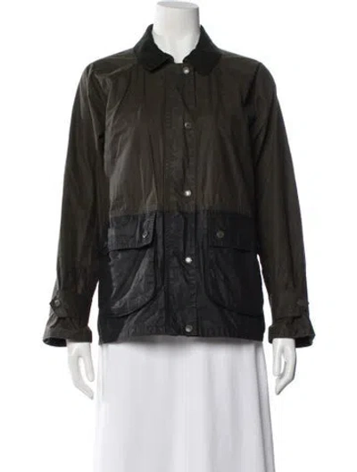 Pre-owned Barbour Utility Jacket In Green