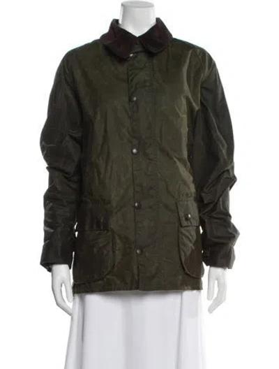 Pre-owned Barbour Utility Jacket In Green
