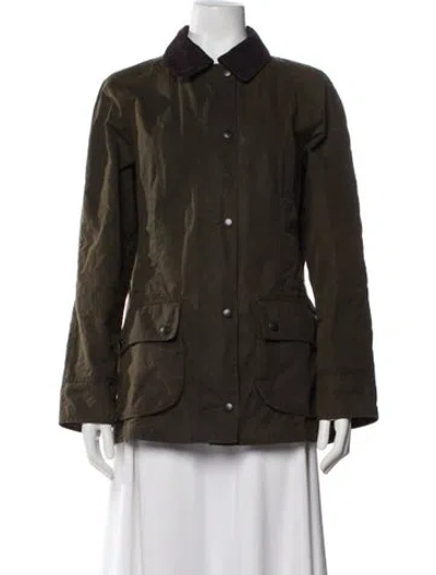 Pre-owned Barbour Utility Jacket In Green