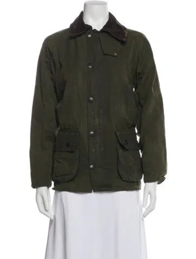 Pre-owned Barbour Utility Jacket In Green