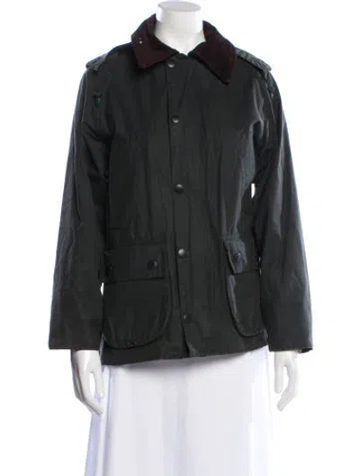 Pre-owned Barbour Utility Jacket In Green