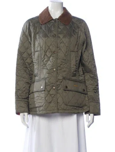 Pre-owned Barbour Utility Jacket In Green