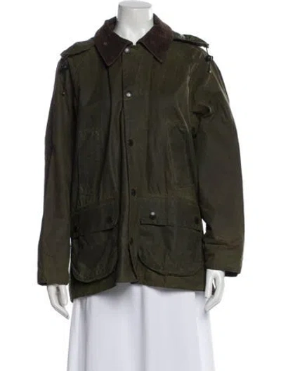 Pre-owned Barbour Utility Jacket In Green