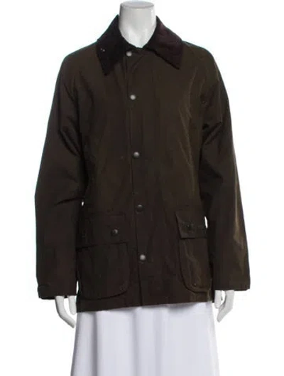 Pre-owned Barbour Utility Jacket In Green