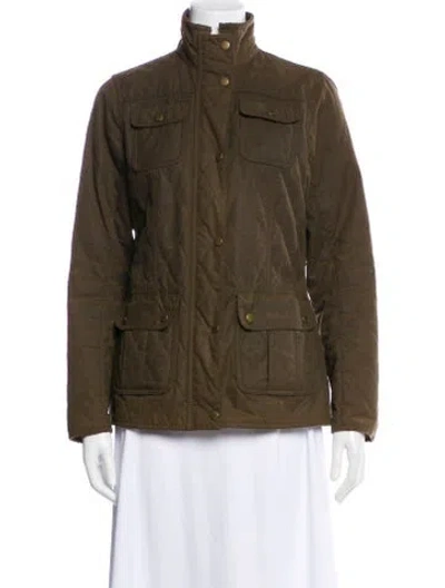 Pre-owned Barbour Utility Jacket In Green