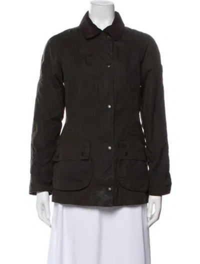 Pre-owned Barbour Utility Jacket In Green
