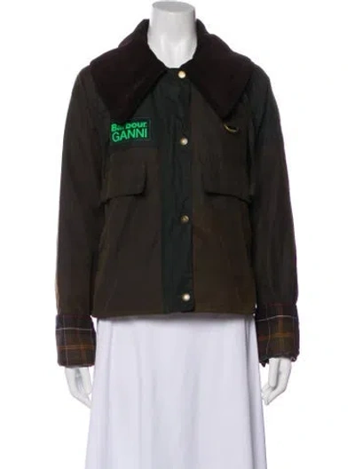 Pre-owned Barbour Utility Jacket In Green