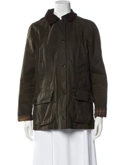 Pre-owned Barbour Utility Jacket In Green