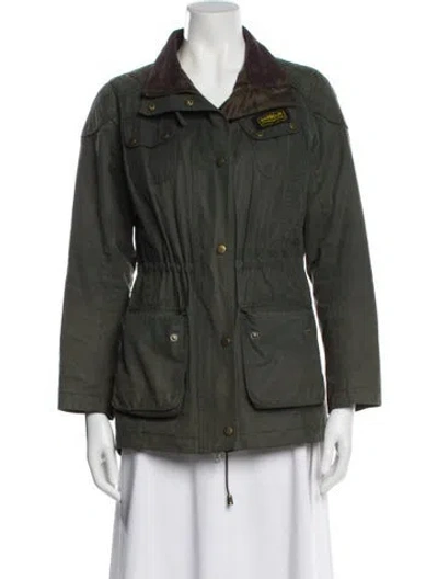 Pre-owned Barbour Utility Jacket In Green