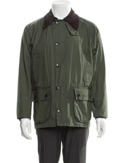 Pre-owned Barbour Utility Jacket In Green