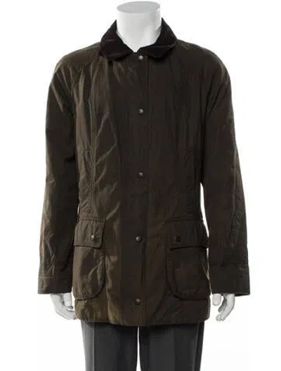 Pre-owned Barbour Utility Jacket In Green