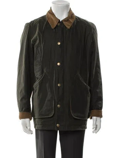 Pre-owned Barbour Utility Jacket In Green