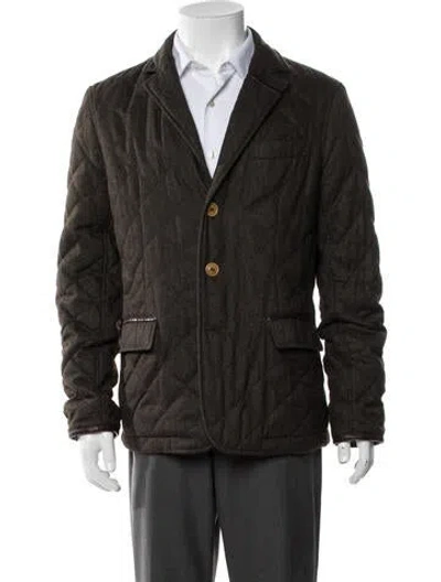 Pre-owned Barbour Utility Jacket In Green